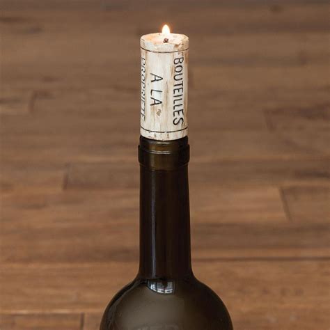 twine wine cork candles set of 4 only £12 99