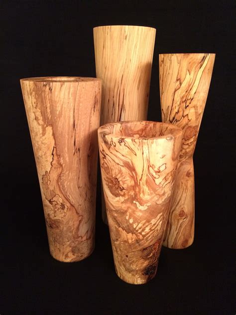 Hand Turned Wood Vases Wood Turning Wood Vase Wood Crafts
