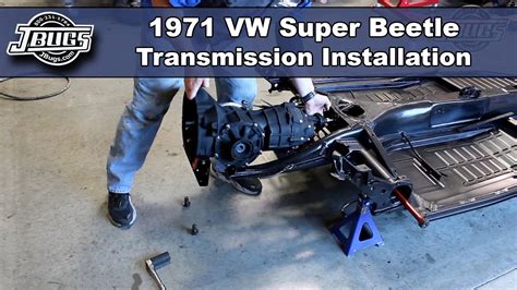 Jbugs 1971 Vw Super Beetle Transmission Installation Youtube