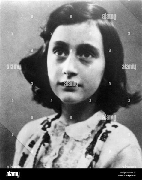 Anne Frank 1929 1945 Ngerman Jewish Diarist Stock Photo Alamy