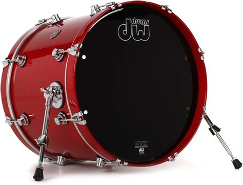 Dw Performance Series Bass Drum 16 X 20 Candy Apple Red Lacquer