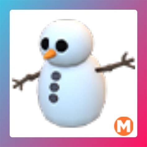 Roblox Adopt Me Mega Neon Snowman Czechowice Dziedzice Kup Teraz Na