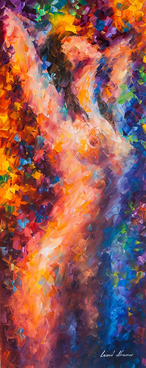 Strings Of Hapiness Palette Knife Oil Painting On Canvas