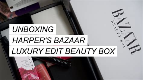 Harpers Bazar Luxury Beauty Box 2020 Unboxing Youtube