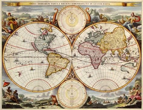 Mapas Antiguos Del Mundo Y Regiones Polares Mapas Antiguos Mapas