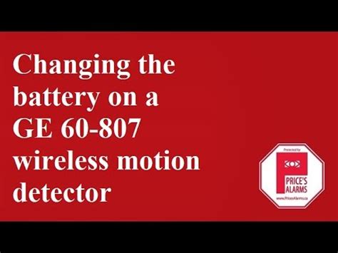 Bircher reglomat primemotion motion detector. Ge wireless motion sensor manual