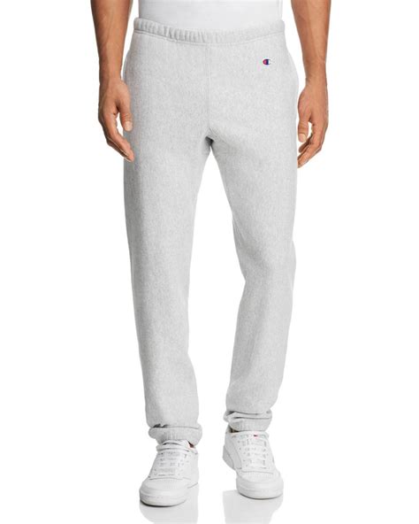 Champion Classic Sweatpants In Heather Grey Gray For Men Lyst