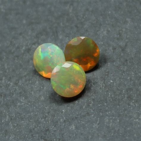 Faceted Ethiopian Opal For Jewellers Buy Opal Online Uk Gem Shop