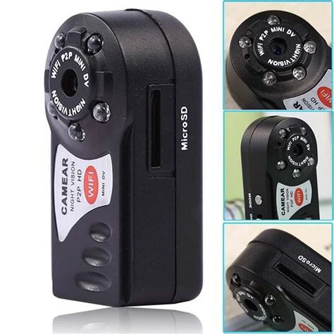 original q7 wifi ip mini camera with ir night vision and p2p wireless micro cam remote control
