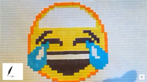 Laughing Emoji Pixel Art