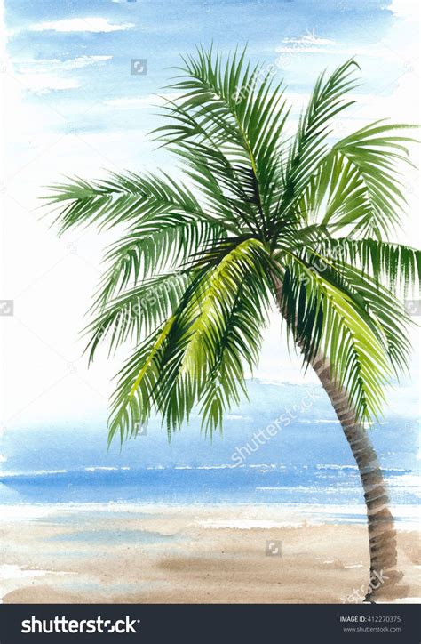 Coconut Tree Painting