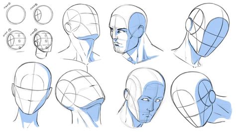 How To Draw Heads At Various Angles Reference By Robertmarzullo Drawing Angles Drawing Heads