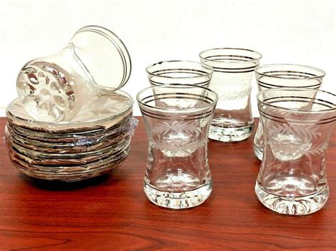 Turkish Tea Glass Set Of 12 Pcs