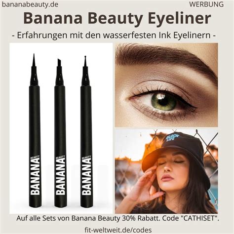 Banana Beauty Eyeliner Erfahrungen Basic Bitch Farbige Ink Liner Test