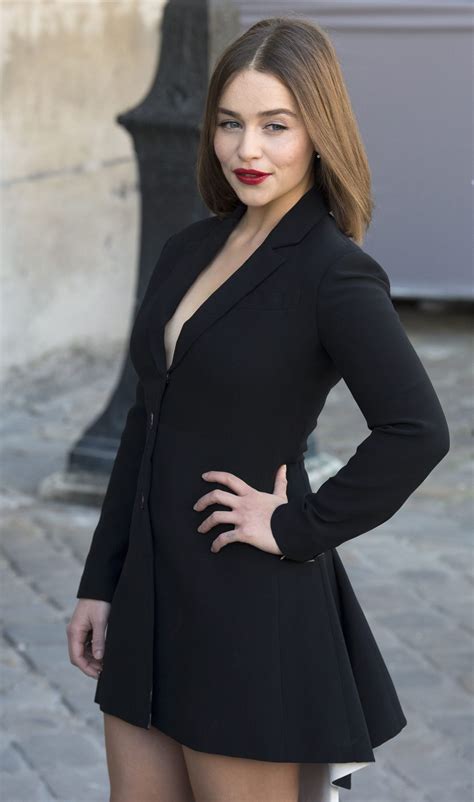 The key to style, in my eyes, is being able to have as many influences. EMILIA CLARKE at Christian Dior Fashion Show in Paris 10 ...