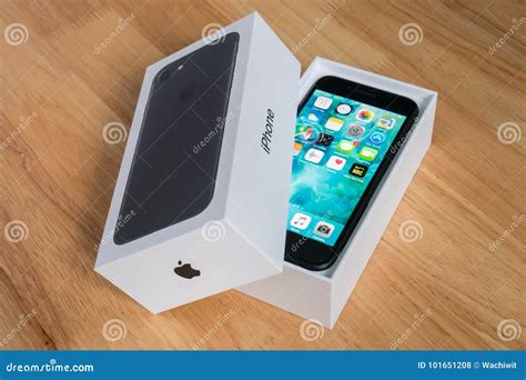 Apple Iphone 7 In The Box Package Editorial Stock Photo Image Of