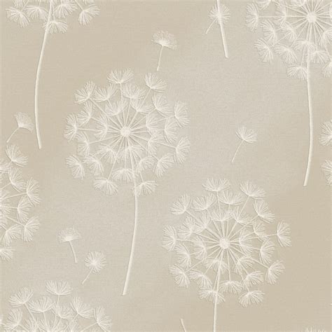 Whisper Dandelion Floral Wallpaper In Cream I Love Wallpaper