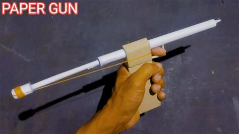 Pistol Kertas Cara Membuat Pistol Kertas Yang Mudah Bisa Menembak By Tekno Kreatif YouTube