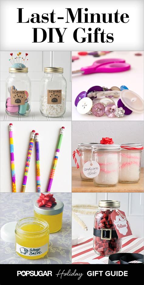 Put together a bouquet of handcrafted chocolate lollipops or local honey sticks, or surprise the birthday kiddo (and his or her. 25 Last-Minute DIY Gifts That You Can Whip Up in No Time ...