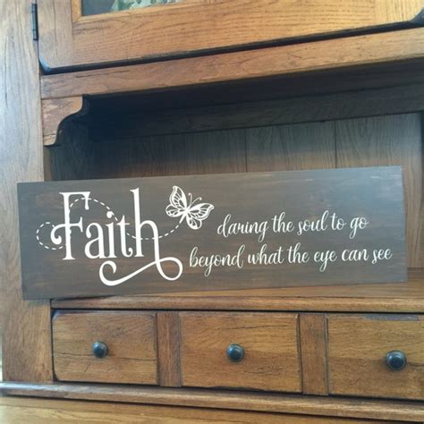 Faith Sign Christian Sign Inspirational By Heartfeltbydonna