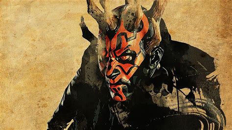 Star Wars Darth Maul Artwork Movies Horns Wallpapers Hd Desktop