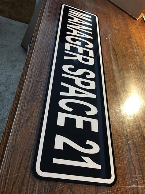 Custom 6x24 Black Aluminum Road Sign You Could Get Added Details At