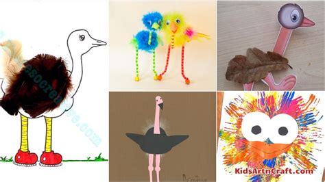 Ostrich Crafts And Activities For Kids Kids Art And Craft