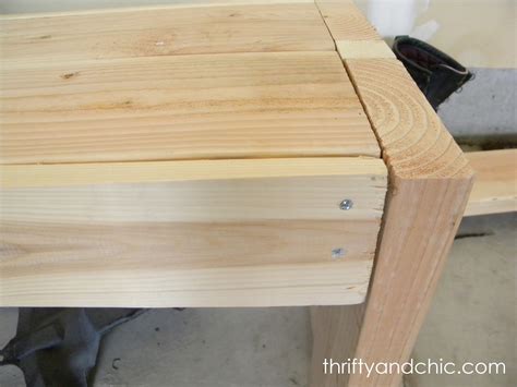 We got this idea from a pinterest post. Tyual: Do it yourself bench plans