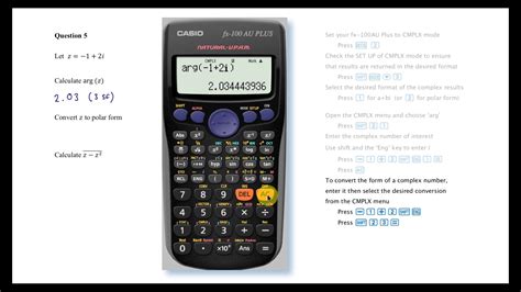 How To Calculate With Complex Numbers Using Casio Scientific