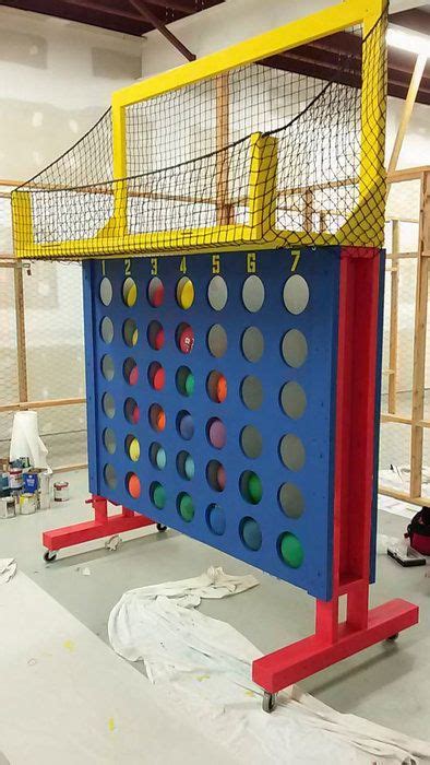 Large Connect 4 Game Life Size Games Backyard Games Wood Games