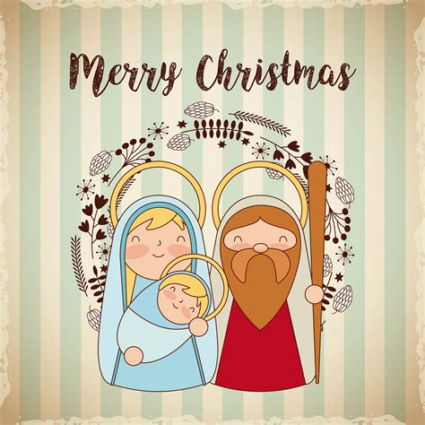Religious Christmas Greeting 687822 Vector Art At Vecteezy
