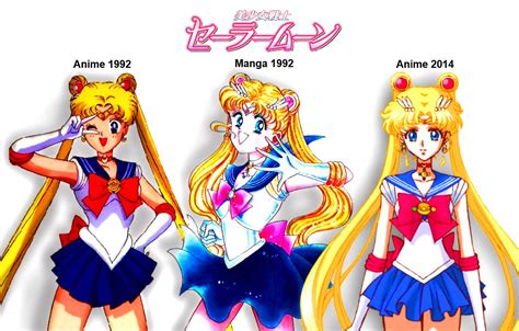 Sailor Moon Comparison Sheenah Freitas