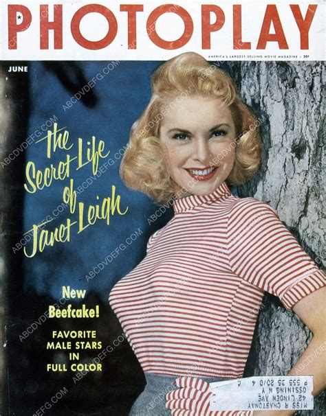 Janet Leigh Photoplay Magazine Cover 35m 5890 Janet Leigh Marlon