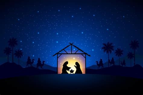Nativity Scene Template