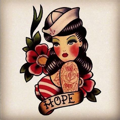 Top 80 Traditional Pinup Tattoo Esthdonghoadian