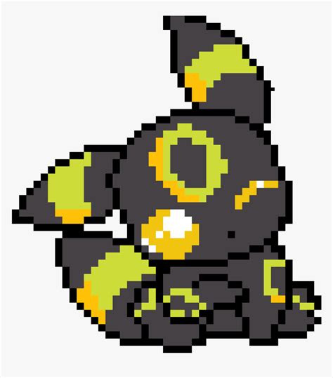 Transparent Angry Pikachu Png Umbreon Pixel Art Png Download Kindpng