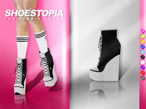 Sims 4 Cc~alpha — Shoestopia Galaxy Boots Shoes For The