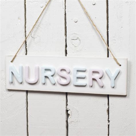 Nursery Sign By Florence And Grace
