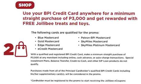 Manila Shopper Bpi Credit Card X Jollibee Treats And Toys Promo Nov