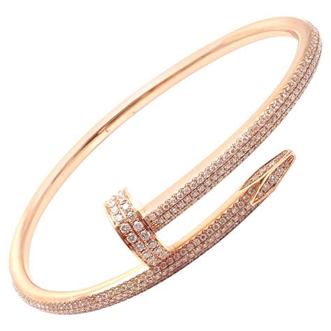 Womens diamond jewelry and other types of jewelry gifts for her including valentines gifts for her, mothers day gifts and anniversary day gifts, diamond jewelry, watches and accessories at guaranteed lowest prices. Cartier Juste Un Clou Nail 2.26 Carat Diamond Rose Gold ...