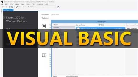 An Introduction To Visual Basic Programming On Windows Youtube
