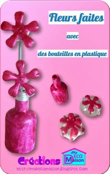 Voir plus d'idées sur le thème bouteille plastique, bouteille, plastique. Fleurs faites avec des bouteilles en plastique | Créations ...