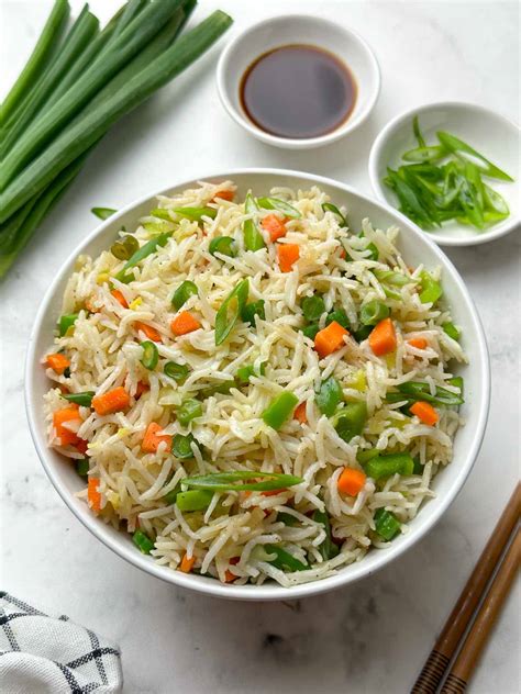 Vegetable Fried Rice Stovetop And Instant Pot Indian Veggie Delight