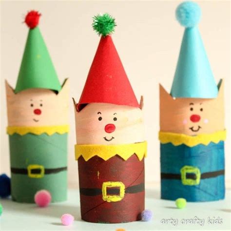 12 Super Cute Diy Christmas Crafts For Kids To Make Elf Crafts