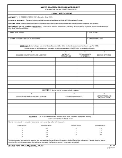 Usarec Form 1037 Fillable Printable Forms Free Online
