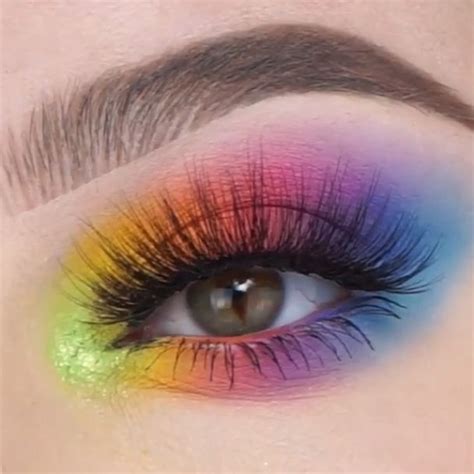 Cotton Candy Eye Makeup Eye Makeup Colorful Eye Makeup Eye Makeup Art