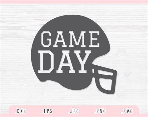 Game Day Svg Dxf  Png Eps Game Day Cut File Cricut And Etsy