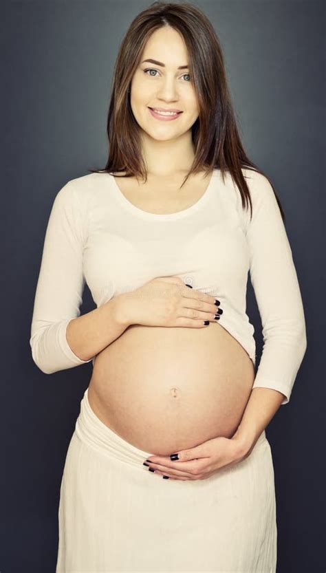 Gravid Kvinna Arkivfoto Bild Av Mamma Folk Havandeskap