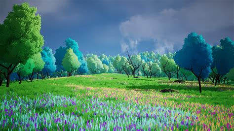 Stylized Forest Grasslands In Environments Ue Marketplace