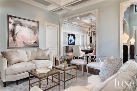 Pale Blue Transitional Living Room Luxe Interiors Design